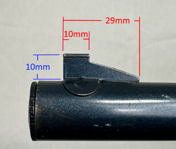 Old Model 25 Air Rifle Front Sights - 2 Pack - Multicolor