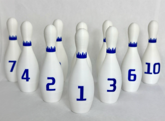 United/Chicago Coin/Universal Shuffle Bowling Pins - 1948-1950 w/ Hardware