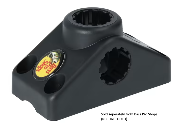 Cup/Can/Tumbler Holder For Bass Pro Rod Mount - Side Deck Version - Durable